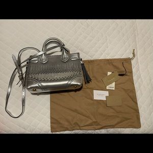 Metallic BURBERRY Brogue Banner Tote